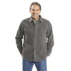 Men's Woolrich Hemlock Corduroy Button-down Shirt, Size: Small, Dark Brown