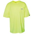 Men's Caterpillar High-visibility Pocket Tee, Size: Large, Yellow