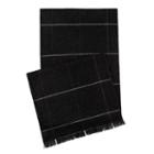 Men's Van Heusen Windowpane Scarf, Grey (charcoal)