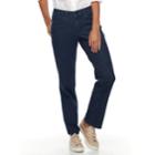 Women's Croft & Barrow&reg; Straight-fit 5-pocket Jeans, Size: 12, Med Blue