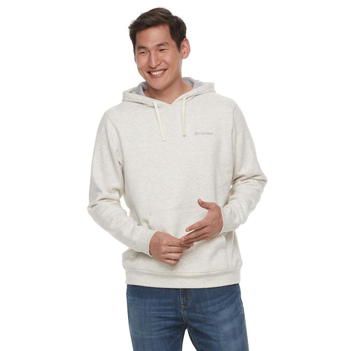 Men's Columbia Deschutes Rapids Fleece Hoodie, Size: Large, Dark Grey