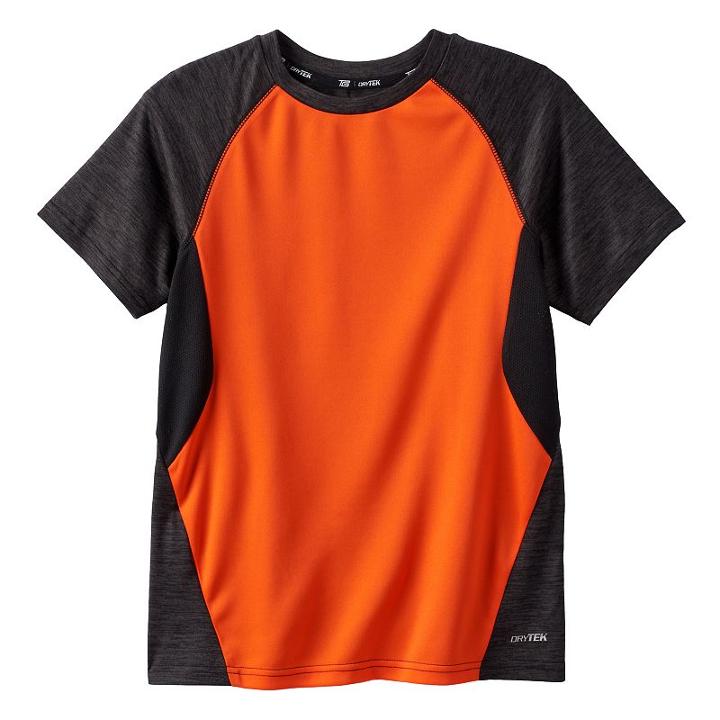 Boys 8-20 Tek Gear&reg; Space-dyed Tee, Boy's, Size: Xl, Drk Orange