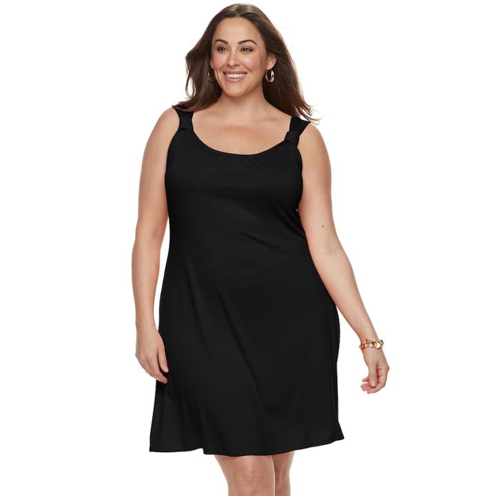 Plus Size Apt. 9&reg; Knot A-line Dress, Women's, Size: 0x, Oxford