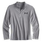 Boys 8-20 Under Armour Seamless Quarter-zip Tee, Size: Large, Silver