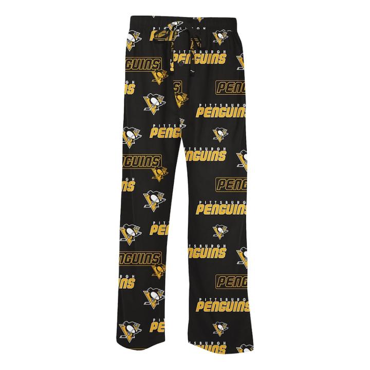 Men's Concepts Sport Pittsburgh Penguins Slide Lounge Pants, Size: Large, Black