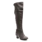 Kisses By 2 Lips Too Too Lunar Women's Over-the-knee Boots, Girl's, Size: Medium (8), Grey Other