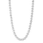 Men's Sterling Silver Rolo Chain Necklace - 20 In, Size: 20, Grey