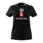 Women's Adidas Fifa World Cup Soccer Graphic Tee, Size: Xs, Black