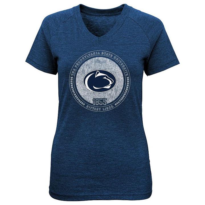 Girls 7-16 Penn State Nittany Lions Team Medallion Tee, Girl's, Size: M(10-12), Blue