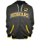 Men's Franchise Club Missouri Tigers Power Play Reversible Hooded Jacket, Size: Xl, Grey