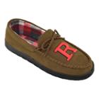 Men's Rutgers Scarlet Knights Microsuede Moccasins, Size: 13, Brown