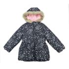 Girls 4-8 Oshkosh B'gosh&reg; Star Print Jacket With Faux-fur Trim, Size: 6-6x, Med Grey