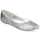 Journee Collection Cree Women's Flats, Size: Medium (9), Silver