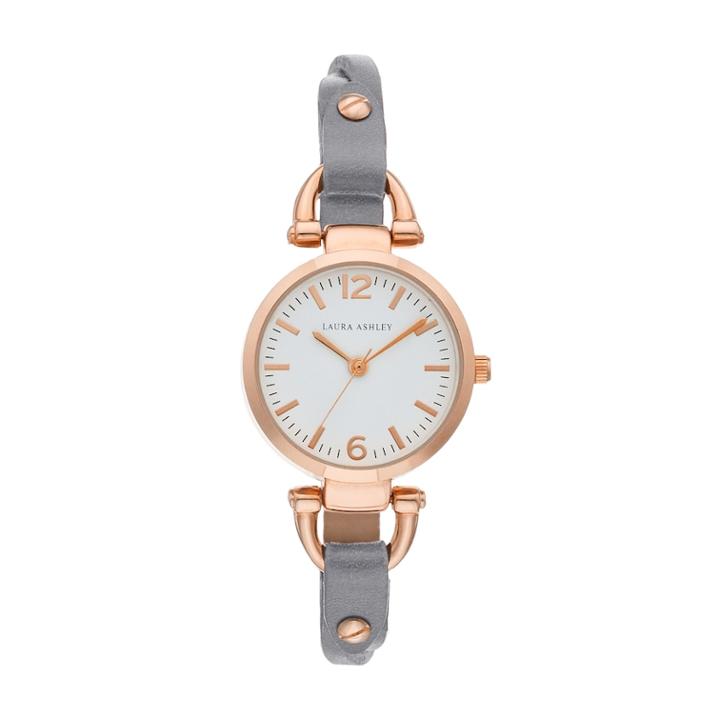Laura Ashley Women's Twisted Band Watch, Size: Small, Grey
