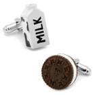 Milk & Cookies Cuff Links, Men's, Multicolor