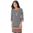 Women's Ab Studio Geometric Shift Dress, Size: Xlrg Av/rg, Ovrfl Oth