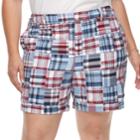 Plus Size Croft & Barrow&reg; Novelty Shorts, Women's, Size: 20 W, Med Red