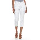Women's Gloria Vanderbilt Amanda Capri Jeans, Size: 14, Light Blue