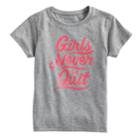 Girls 4-6x Under Armour Girls Never Quit Tee, Size: 6, Oxford
