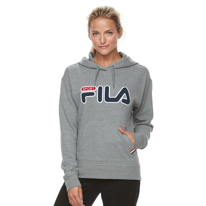 Women's Fila Sport&reg; Logo Graphic Hoodie, Size: Medium, Grey Other