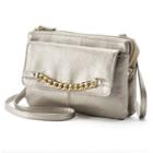 Apt. 9&reg; Curb-chain Crossbody Bag, Women's, Grey