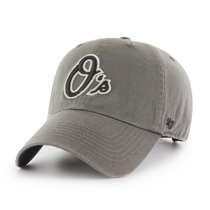 Adult '47 Brand Baltimore Orioles Borderland Clean Up Adjustable Cap, Black