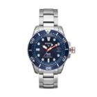 Seiko Men's Prospex Padi Special Edition Stainless Steel Solar Dive Watch - Sne435, Silver