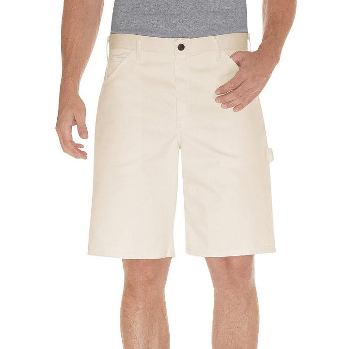 Men's Dickies Painter Utility Shorts, Size: 34, White Oth