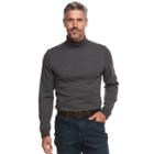 Men's Croft & Barrow&reg; Classic-fit Turtleneck, Size: Large, Dark Grey