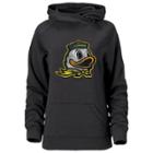 Women's Oregon Ducks Redux Hoodie, Size: Small, Lt Beige