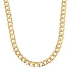 Everlasting Gold Men's 14k Gold Curb Chain Necklace - 22 In, Size: 22