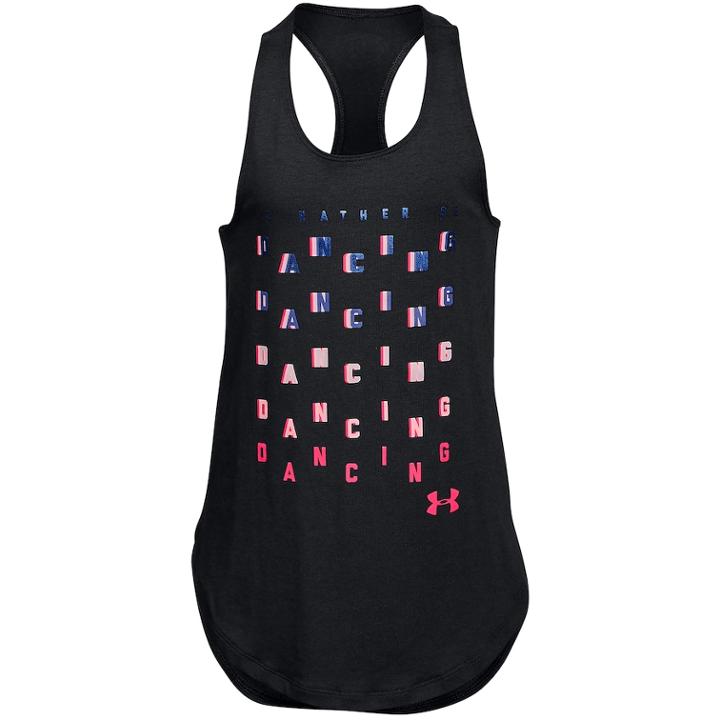 Girls 7-16 Under Armour Rather Be Dancing Tank Top, Size: Large, Black
