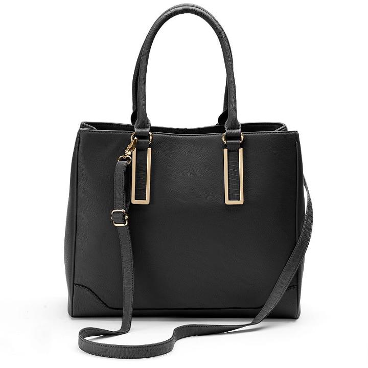 Apt. 9&reg; Lenox Tote, Women's, Black