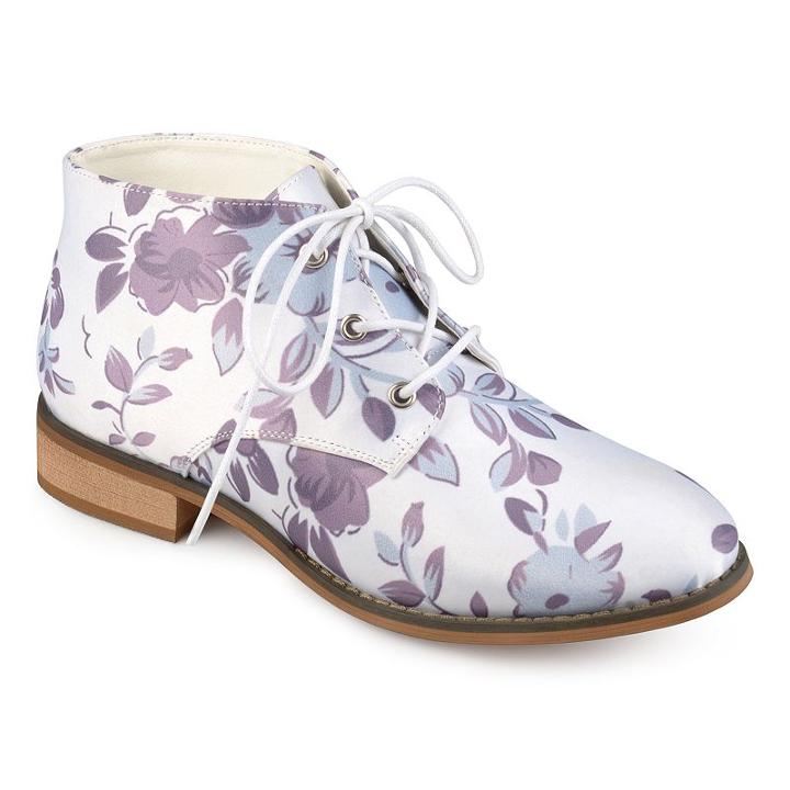 Journee Collection Tatum Women's Ankle Boots, Size: 7.5, White