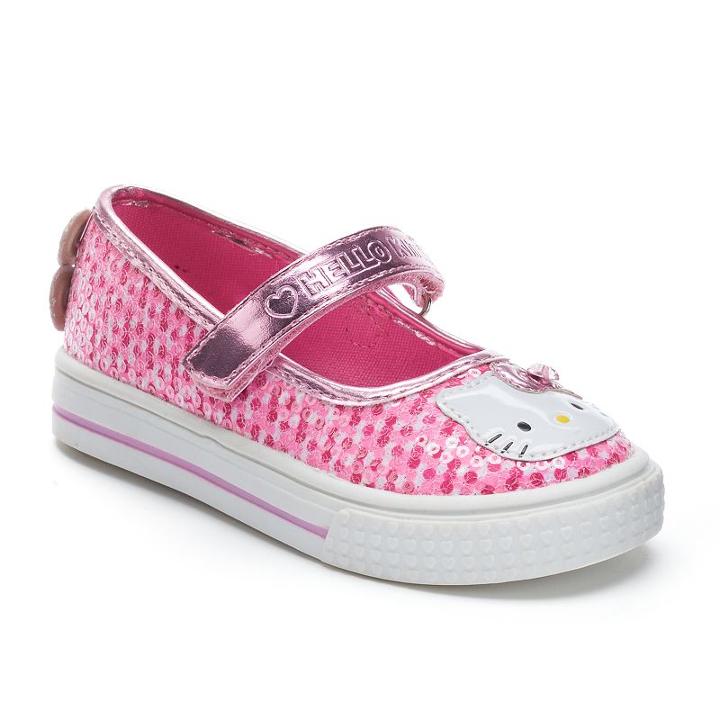 Hello Kitty&reg; Toddler Girls' Mary Jane Shoes, Girl's, Size: 7 T, Pink