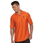 Men's Antigua Syracuse Orange Illusion Desert Dry Extra-lite Performance Polo, Size: Large, Orange Oth
