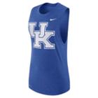 Women's Nike Kentucky Wildcats Dri-fit Muscle Tee, Size: Medium, Blue