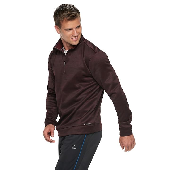 Men's Tek Gear&reg; Peformance Quarter-zip Fleece, Size: Xxl, Oxford