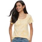 Women's Sonoma Goods For Life&trade; Dolman Graphic Tee, Size: Small, Med Yellow