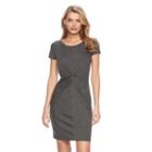 Women's Juicy Couture Glitter Twist T-shirt Dress, Size: Xl, Grey