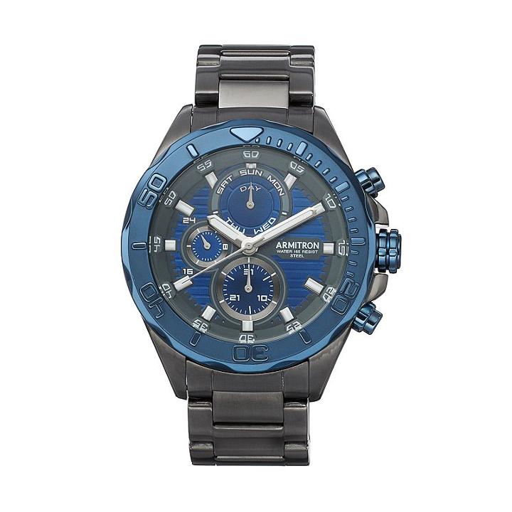 Armitron Men's Watch - 20/5178nvdg, Size: Xl, Green