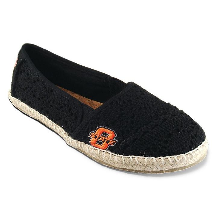 Women's Campus Cruzerz Oklahoma State Cowboys Napili Slip-on Shoes, Size: 6, Black