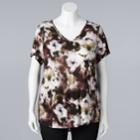 Plus Size Simply Vera Vera Wang Print Scoopneck Tee, Women's, Size: 1xl, Grey