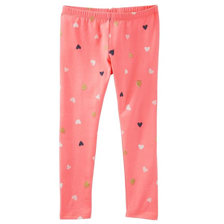 Girls 4-8 Oshkosh B'gosh&reg; Full-length Leggings, Girl's, Size: 8, Ovrfl Oth