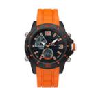 U.s. Polo Assn. Men's Dual Time Analog-digital Watch - Us9505, Size: Xl, Orange
