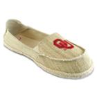 Women's Campus Cruzerz Oklahoma Sooners Sparkle Cabo Slip-on Shoes, Size: 11, Beig/green (beig/khaki)