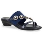 Tuscany By Easy Street Paradiso Women's Sandals, Size: 10 Wide, Blue (navy)