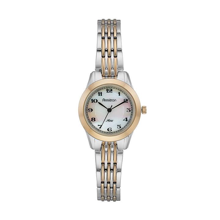 Armitron Women's Two Tone Watch - 75/5072mptt, Multicolor