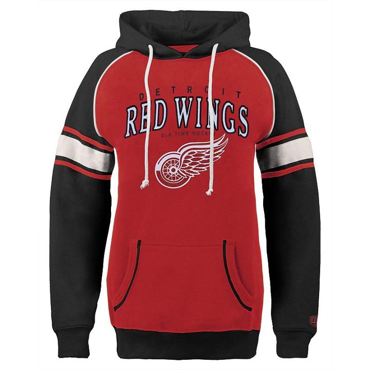 Women's Old Time Hockey Detroit Red Wings Breen Pullover Hoodie, Size: Medium