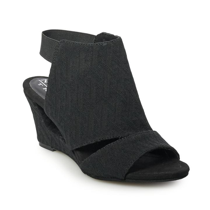 New York Transit Company Valiant Effort Women's Wedges, Size: Medium (8), Black